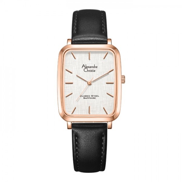 Alexandre Christie AC 8699 Rosegold Black Man MHLRGSL